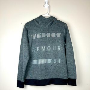 Women’s Under Armour Grey Logo Hoodie SZ M